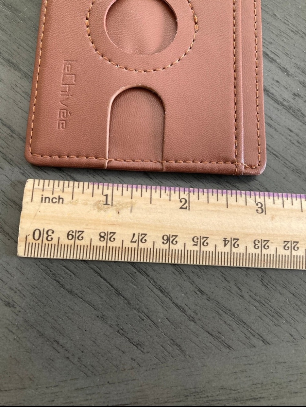 Men Slim Wallet Tan - Picture 5 of 5